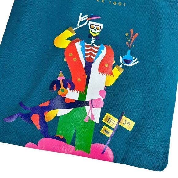 Kiehl’s Limited Edition Designer Tote Bag Shoulder Carry On Janine Rewell - Picture 4 of 6